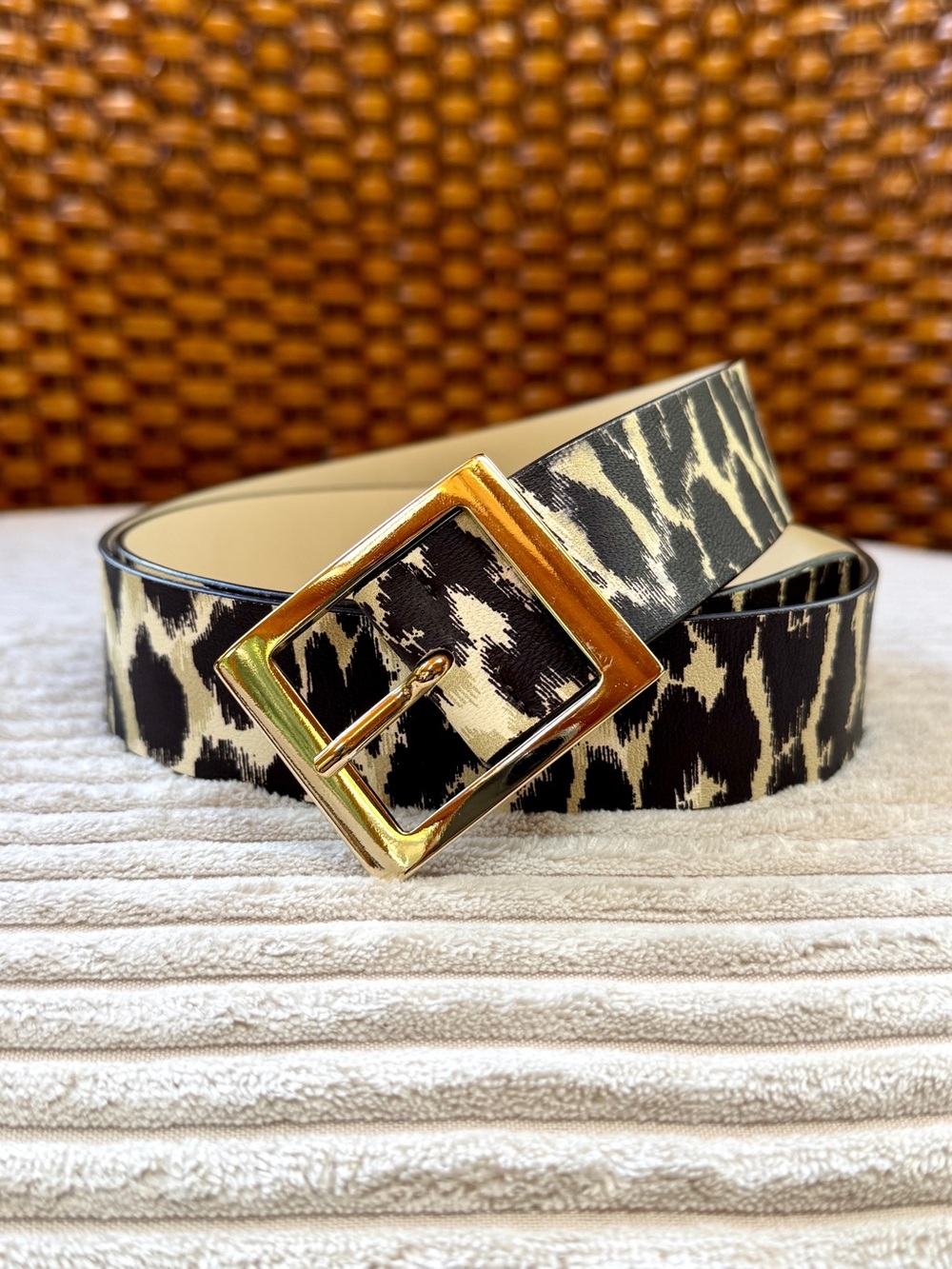 Kate Spade Animal Print Leopard Belt